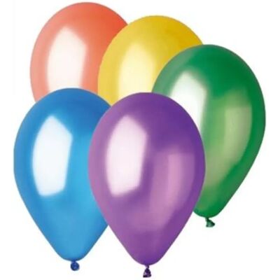 PARTY Léggömb 26 cm vegyes metál PARTY Léggömb 26 cm vegyes metál