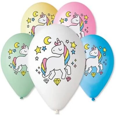 PARTY Léggömb 30 cm unikornis PARTY Léggömb 30 cm unikornis