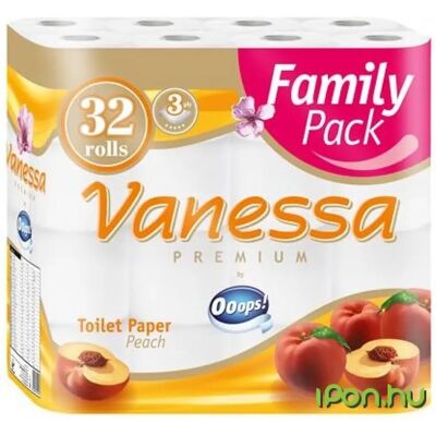 OEM Vanessa Toalettpapír 3 rétegű 32 tekercses OEM Vanessa Toalettpapír 3 rétegű 32 tekercses