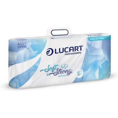 LUCART Soft and Strong Toalettpapír 3 rétegű kistekercses 15m fehér LUCART Soft and Strong Toalettpapír 3 rétegű kistekercses 15m fehér