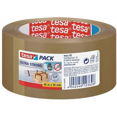 TESA Csomagolószalag 50 mm x 66 m Ultra Strong barna 6db TESA Csomagolószalag 50 mm x 66 m Ultra Strong barna 6db