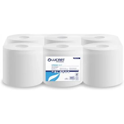 LUCART 861078J Strong 19 CF Törlőkendő tekercses belső adagolású 2 rétegű hófehér LUCART 861078J Strong 19 CF Törlőkendő tekercses belső adagolású 2 rétegű hófehér
