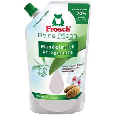 FROSCH Folyékony szappan utántöltő 0.5 l mandulatej FROSCH Folyékony szappan utántöltő 0.5 l mandulatej
