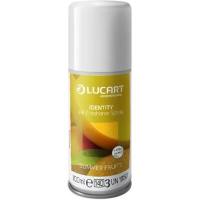 LUCART 892367 Identity Air Freshener Illatosító spray utántöltő 100 ml Summer Fruits nyári gyümölcsök LUCART 892367 Identity Air Freshener Illatosító spray utántöltő 100 ml Summer Fruits nyári gyümölcsök