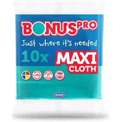BONUS B310 Professional Maxi Törlőkendő univerzális 10db Zöld BONUS B310 Professional Maxi Törlőkendő univerzális 10db Zöld