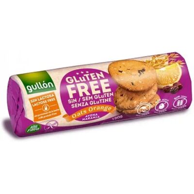 GULLON gluténmentes zabos-narancsos keksz 180 g GULLON gluténmentes zabos-narancsos keksz 180 g