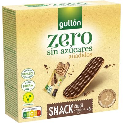 GULLON snack zero étcsokoládés szelet 6x25g 150 g GULLON snack zero étcsokoládés szelet 6x25g 150 g