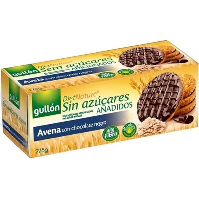 GULLON avena étcsokoládé zabkeksz cukor hozzáadása nélkül 275 g GULLON avena étcsokoládé zabkeksz cukor hozzáadása nélkül 275 g