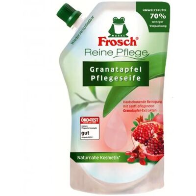 FROSCH folyékony szappan utántöltő gránátalma 500 ml FROSCH folyékony szappan utántöltő gránátalma 500 ml