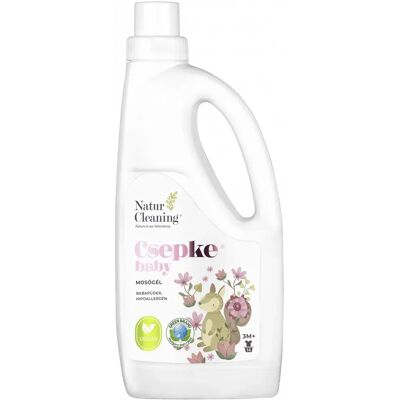 NATURCLEANING Csepke Baby mosógél babapúder illattal 3m+ 1000 ml NATURCLEANING Csepke Baby mosógél babapúder illattal 3m+ 1000 ml