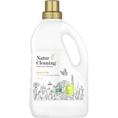 NATURCLEANING Sensitive illat és allergénmentes mosógél 1.5 L NATURCLEANING Sensitive illat és allergénmentes mosógél 1.5 L
