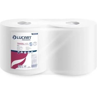 LUCART 851270 TEXICELL 400 Törlőkendő tekercses Fehér LUCART 851270 TEXICELL 400 Törlőkendő tekercses Fehér