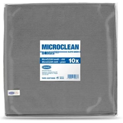BONUS B192 MicroCLEAN Törlőkendő univerzális 32x32cm 10db Szürke BONUS B192 MicroCLEAN Törlőkendő univerzális 32x32cm 10db Szürke