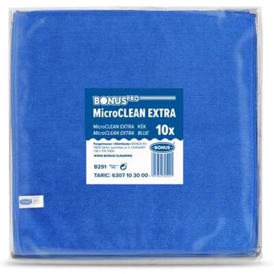 BONUS B291 MicroCLEAN Extra Törlőkendő 40x40cm 10db Kék BONUS B291 MicroCLEAN Extra Törlőkendő 40x40cm 10db Kék