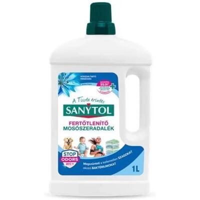 SANYTOL 36636240 Active Fresh fertőtlenítő mosószeradalék 1 l SANYTOL 36636240 Active Fresh fertőtlenítő mosószeradalék 1 l