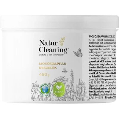 NATURCLEANING Sensitive illat és allergénmentes mosószappan reszelék 450 g NATURCLEANING Sensitive illat és allergénmentes mosószappan reszelék 450 g