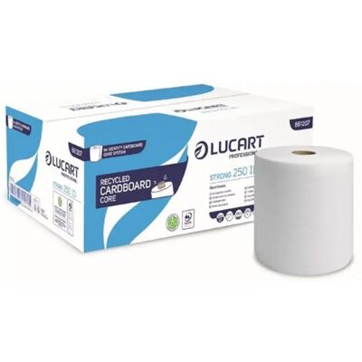 LUCART Strong 250 ID Kéztörlő tekercses 2 rétegű hófehér LUCART Strong 250 ID Kéztörlő tekercses 2 rétegű hófehér