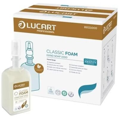 LUCART 89111000 Classic habszappan utántöltő mandulaolajjal 1L LUCART 89111000 Classic habszappan utántöltő mandulaolajjal 1L
