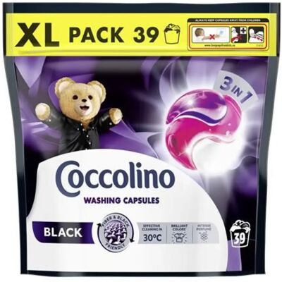 COCCOLINO 64992137 3in1 Black Mosókapszula 39db COCCOLINO 64992137 3in1 Black Mosókapszula 39db