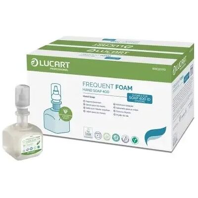 LUCART 89412000 Frequent habszappan utántöltő aloe verával 400ml LUCART 89412000 Frequent habszappan utántöltő aloe verával 400ml