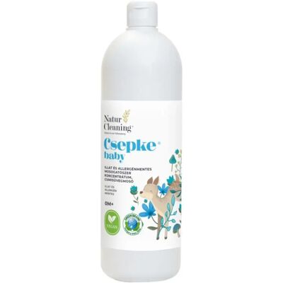 NATURCLEANING Csepke Baby mosogatószer koncentrátum cumisüveghez 0m+ 1 l NATURCLEANING Csepke Baby mosogatószer koncentrátum cumisüveghez 0m+ 1 l