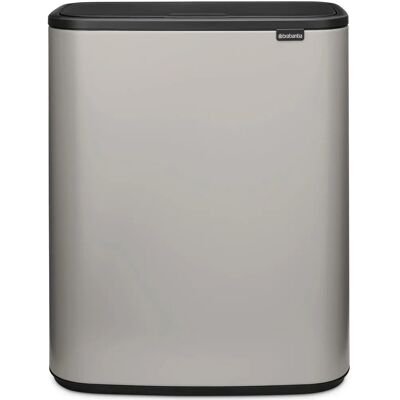 BRABANTIA Bo Touch Bin nyomófedeles hulladékgyűjtő 60L acél hamvasszürke 255106 BR255106 BRABANTIA Bo Touch Bin nyomófedeles hulladékgyűjtő 60L acél hamvasszürke 255106 BR255106