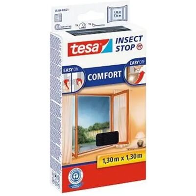 TESA Insect Stop Comfort szúnyogháló ablakra tépőzáras 1.3 x 1.3 m fekete TE5539621 TESA Insect Stop Comfort szúnyogháló ablakra tépőzáras 1.3 x 1.3 m fekete TE5539621