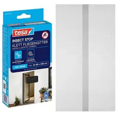 TESA Insect Stop szúnyogháló ajtóra tépőzáras 2 db 65x220 cm antracit TE5567921 TESA Insect Stop szúnyogháló ajtóra tépőzáras 2 db 65x220 cm antracit TE5567921
