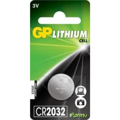 GP CR2032 Lithium gombelem (CR) 1db GP CR2032 Lithium gombelem (CR) 1db