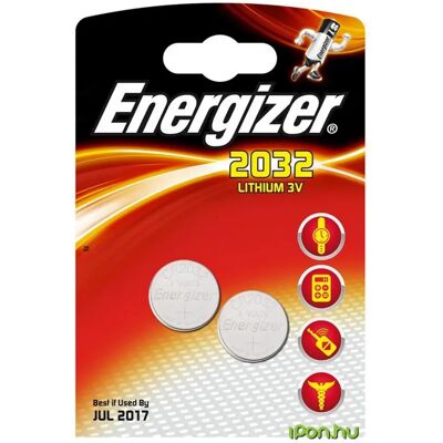 Energizer CR2032 gomb elem (CR) 2db Energizer CR2032 gomb elem (CR) 2db