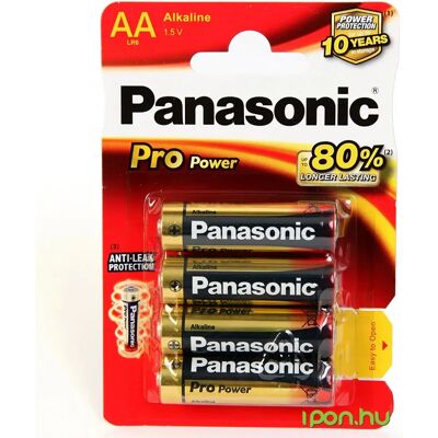 Panasonic Pro Power ceruza elem (AA) 4db Panasonic Pro Power ceruza elem (AA) 4db