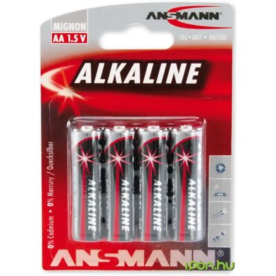 ANSMANN Mignon ceruza elem (AA) 4db ANSMANN Mignon ceruza elem (AA) 4db