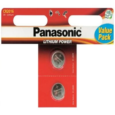 Panasonic CR2016 gombelem (CR) 2db Panasonic CR2016 gombelem (CR) 2db