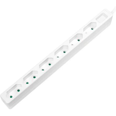 LOGILINK Socket outlet 6-wayslim 1.5m fehér LOGILINK Socket outlet 6-wayslim 1.5m fehér