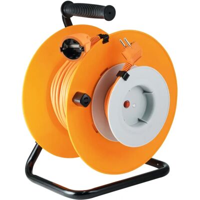 SOMOGYI ELECTRONIC HJR 24-30 Kábeldob fém talp 1 lengő aljzat 27+3m SOMOGYI ELECTRONIC HJR 24-30 Kábeldob fém talp 1 lengő aljzat 27+3m