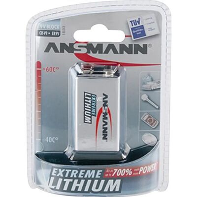 ANSMANN Extreme Lithium 9V elem (E) 1db ANSMANN Extreme Lithium 9V elem (E) 1db