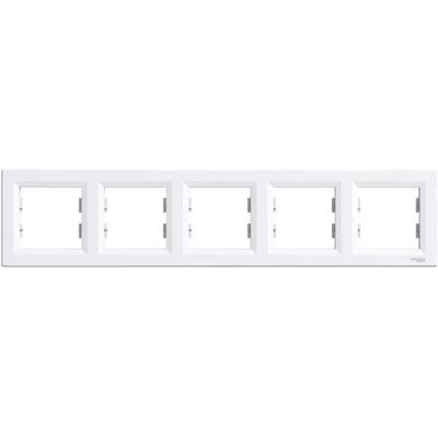 SCHNEIDER ELECTRIC ASFORA Vízszintes fehér 5-ös keret SCHNEIDER ELECTRIC ASFORA Vízszintes fehér 5-ös keret