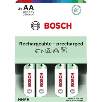 Bosch Rechargeable ceruza akku (AA) 2600mAh 4db Bosch Rechargeable ceruza akku (AA) 2600mAh 4db