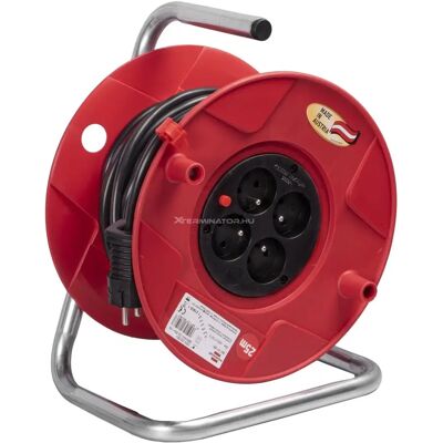 BRENNENSTUHL AK-CR-08 Hosszabbítókábel-dob 4 aljzat 3x15 mm IP20 25m BRENNENSTUHL AK-CR-08 Hosszabbítókábel-dob 4 aljzat 3x15 mm IP20 25m