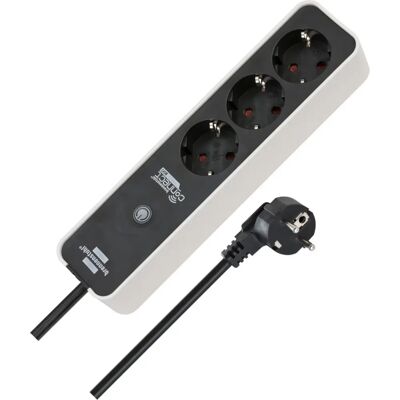 BRENNENSTUHL Connect Ecolor WiFi Elosztó 3 aljzat 1.5m fehér-fekete 1153230621 BRENNENSTUHL Connect Ecolor WiFi Elosztó 3 aljzat 1.5m fehér-fekete 1153230621