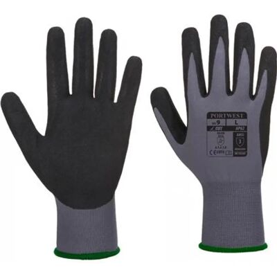 PORTWEST Dermiflex Aqua Védőkesztyű nitril XL méret szürke-fekete PORTWEST Dermiflex Aqua Védőkesztyű nitril XL méret szürke-fekete