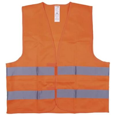 DONAU Safety Mellény jól láthatósági L méret narancssárga DONAU Safety Mellény jól láthatósági L méret narancssárga