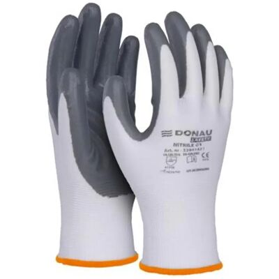 DONAU Safety 01 Szerelőkesztyű nitril 10/XL méret szürke 12db DONAU Safety 01 Szerelőkesztyű nitril 10/XL méret szürke 12db