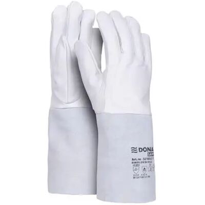 DONAU Safety Védőkesztyű TIG kecskebőr 10/XL méret fehér-szürke DONAU Safety Védőkesztyű TIG kecskebőr 10/XL méret fehér-szürke