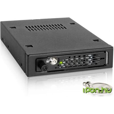 ICYDOCK MB491SKL-B Industrial Full Metal 2.5” SATA/SAS HDD & SSD Mobile Rack for External 3.5" Drive Bay with Key Lock & Thumb Screw Design ICYDOCK MB491SKL-B Industrial Full Metal 2.5” SATA/SAS HDD & SSD Mobile Rack for External 3.5" Drive Bay with Key Lock & Thumb Screw Design