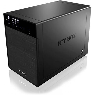 ICY BOX IB-3640SU3 4x 3.5" SATA HDD külső ház USB3-A fekete ICY BOX IB-3640SU3 4x 3.5" SATA HDD külső ház USB3-A fekete