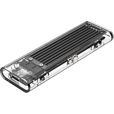 Orico NVMe M.2 SSD ház - Fekete - Támogatja 2TB Orico NVMe M.2 SSD ház - Fekete - Támogatja 2TB