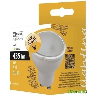 EMOS 6W GU10 435lm 4100K Z75140 EMOS 6W GU10 435lm 4100K Z75140