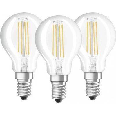 OSRAM 4W E14 470lm 4000K 4058075819733 3 darabos szett OSRAM 4W E14 470lm 4000K 4058075819733 3 darabos szett