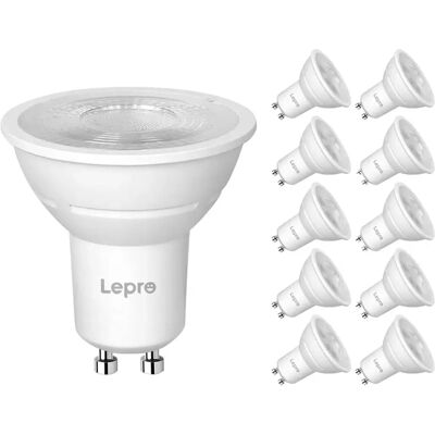 LEPRO Szabályozható LED izzó GU10 4.5W 2700K 10 db 200084-WW-EU-10 LEPRO Szabályozható LED izzó GU10 4.5W 2700K 10 db 200084-WW-EU-10